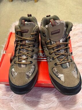 Coleman Brown Camo Outdoor Hiking Boots
